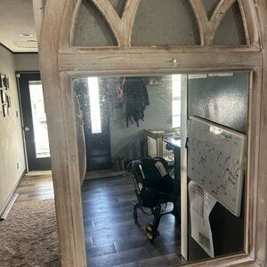 Rustic Arched Wall Mirror